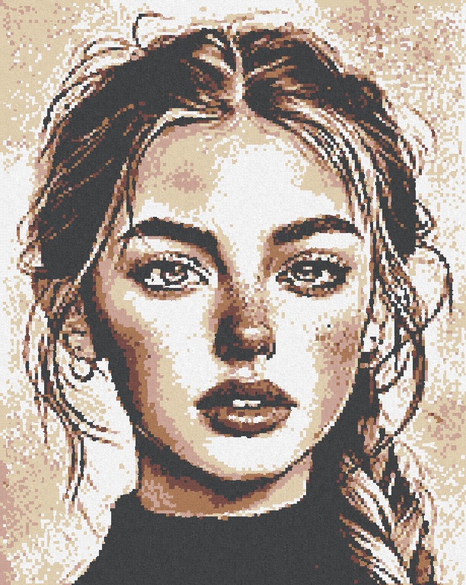 Девушка Картины по номерам Ретро